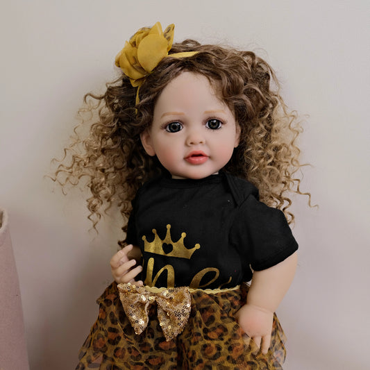 Bebê Reborn Cabelo Cacheado